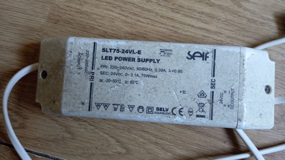 Listwa LED z zasilaczem