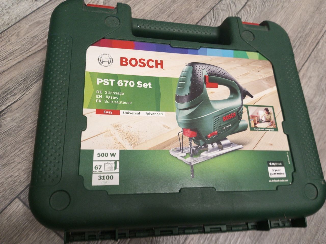 Электролобзик BOSCH PST 670 set