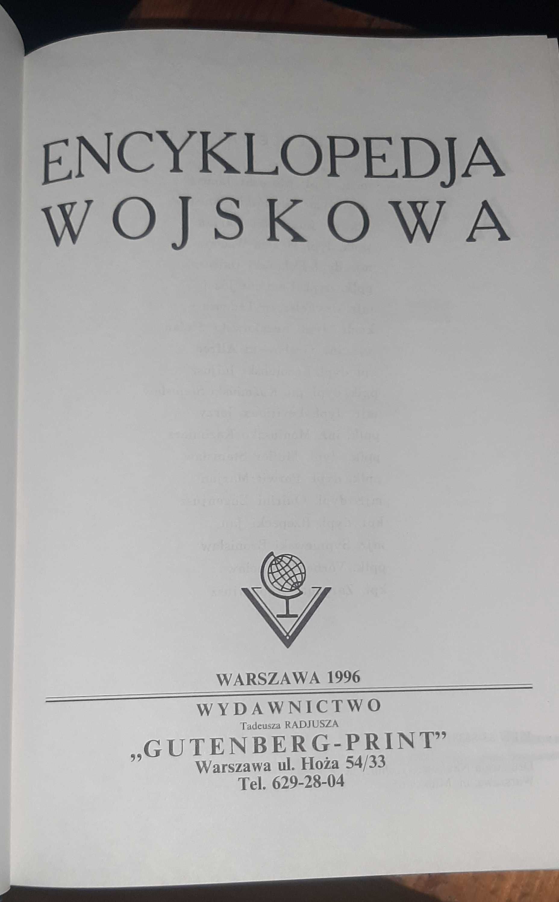 Encyklopedia Wojskowa Encyklopedia wojskowa tom I i tom 2 Gutenberg