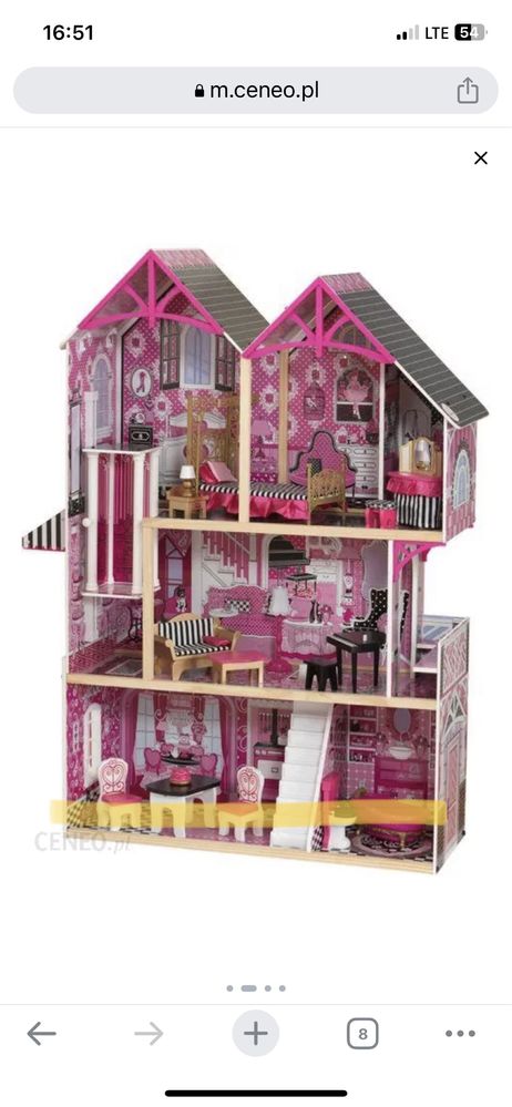 KIDKRAFT Domek dla lalek Barbie Bella