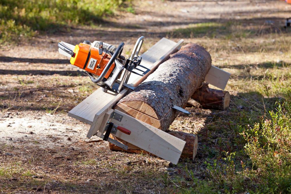 LOGOSOL Timberjig – przenośny trak łańcuchowy, mobilny tartak