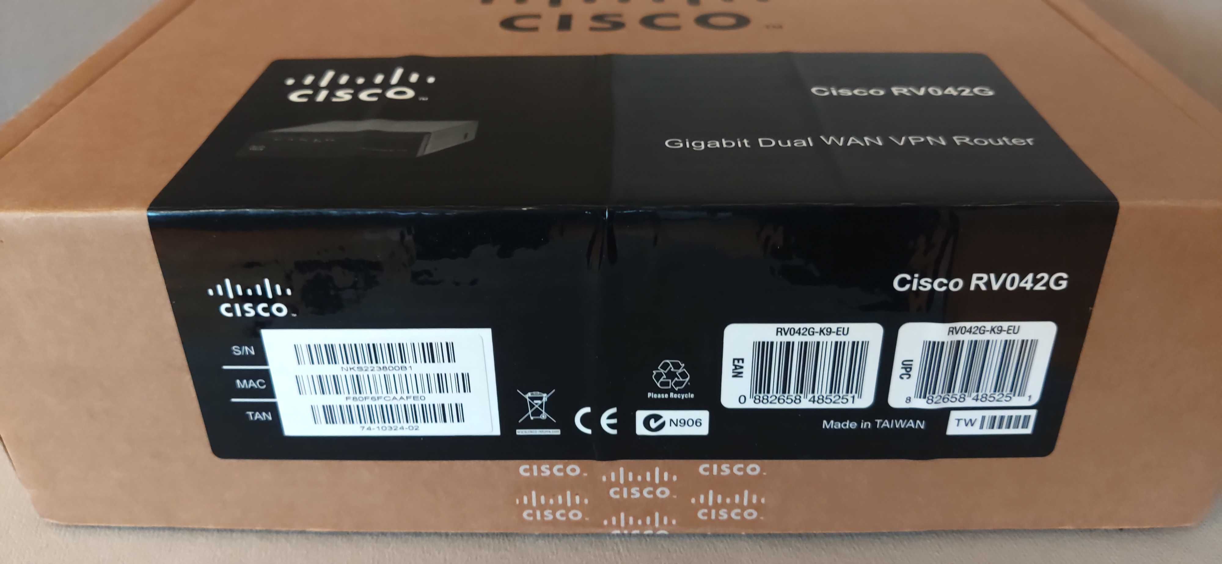 Router Cisco RV042G (2xWAN/4xLAN) VPN Firewall