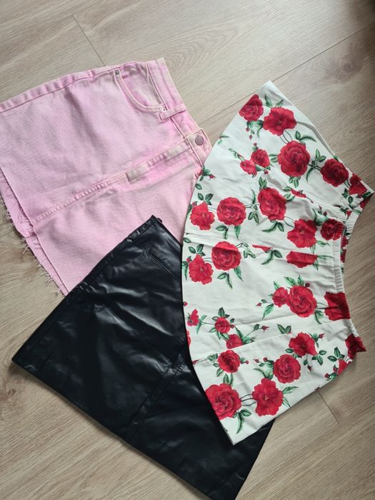 3 spódniczki S/M Mohito, Berska, NewLook