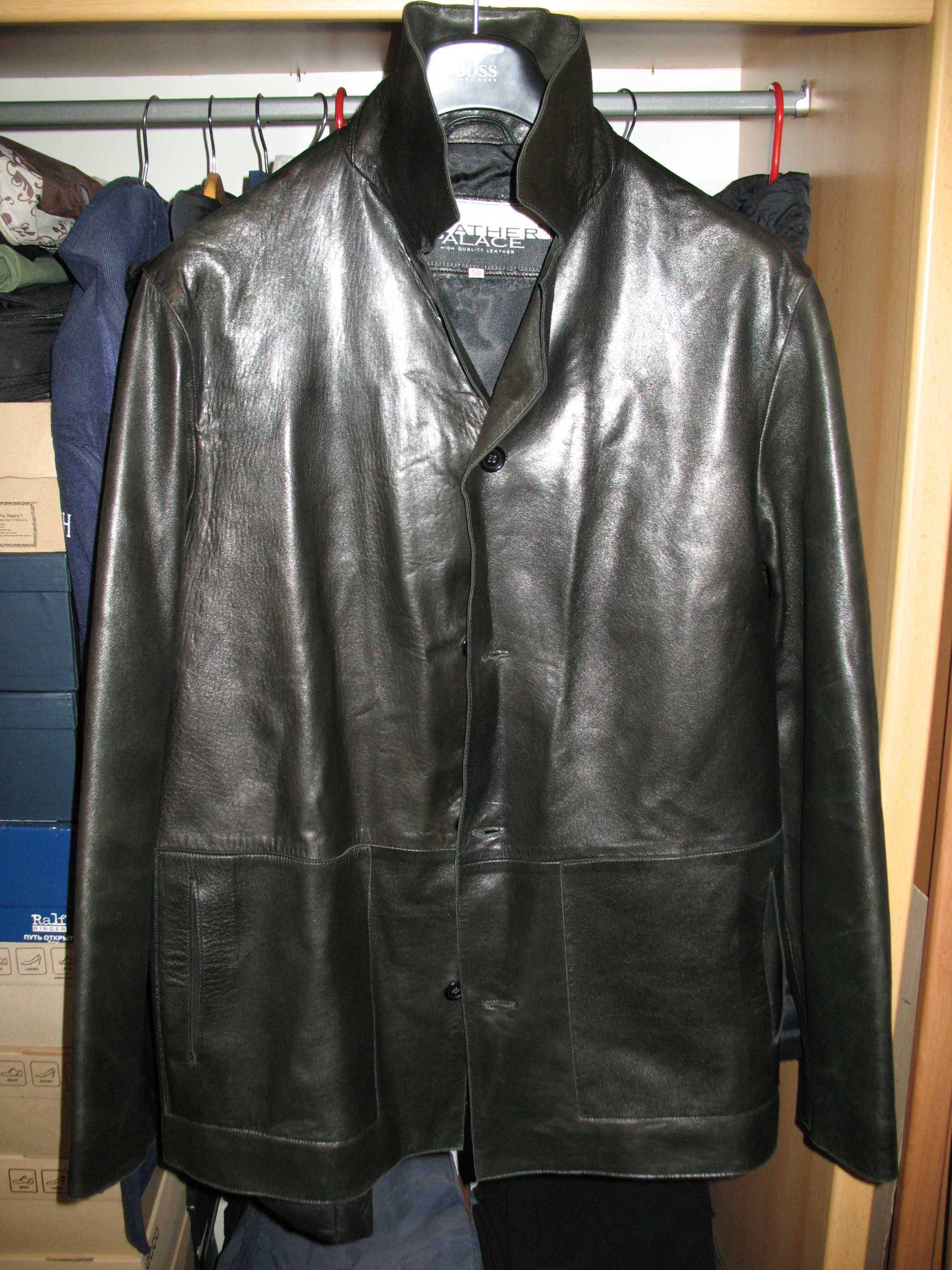 Пиджак куртка на пуговицах LEATHER PALACE натуральная цельная кожа