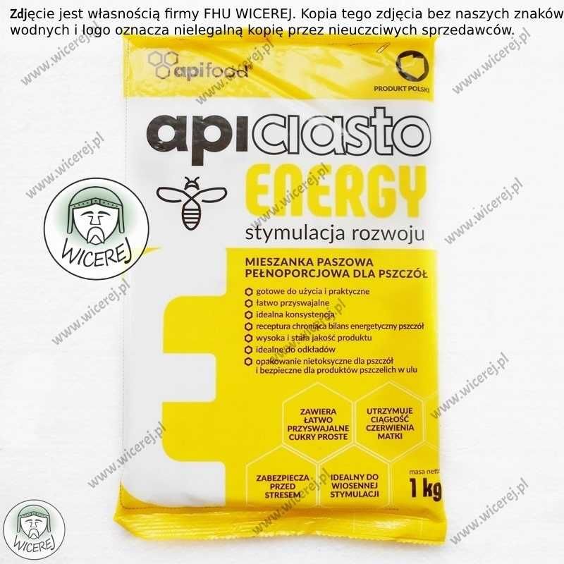 Ciasto Apifood Energy Apiciasto 1 KG dla Pszczół Fondant, Pszczoły