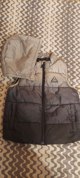 Kamizelka z kapturkiem,marki h&m , roz. 134