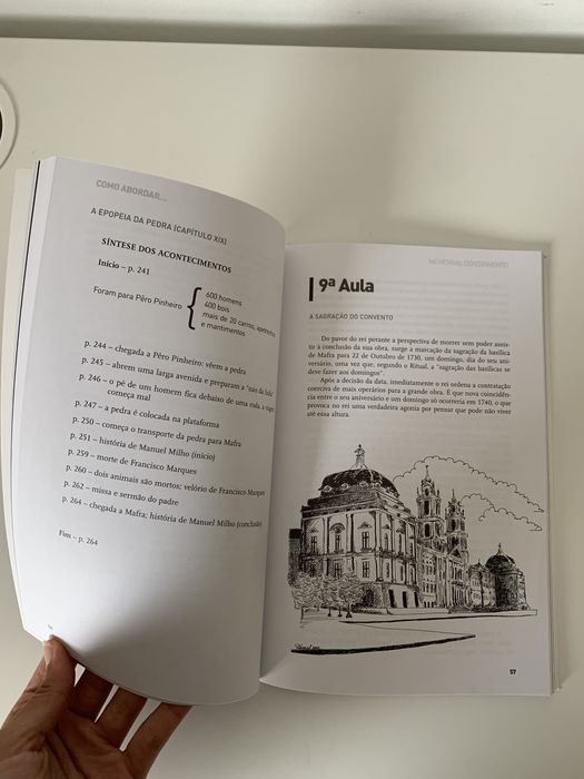 Livro de resumo “Memorial do Convento”