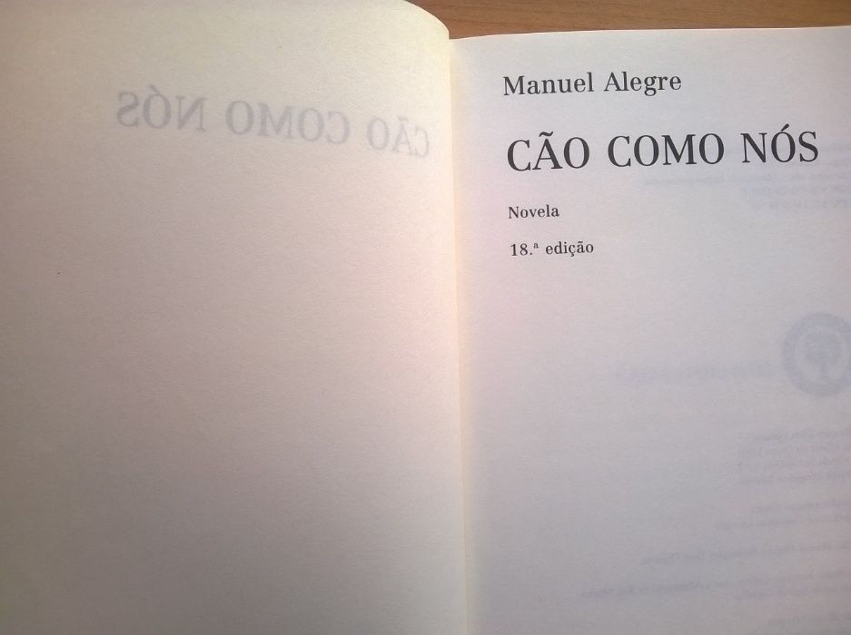 Cão Como Nós - Manuel Alegre