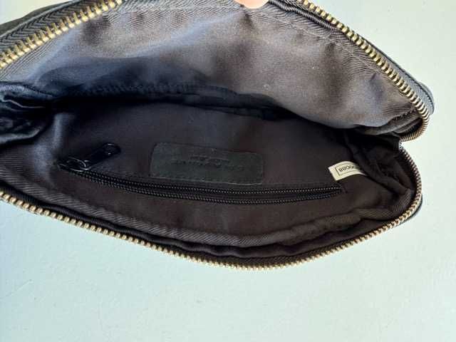 Unikatowa, skórzana saszetka marki 5th Avenue - dwustronna