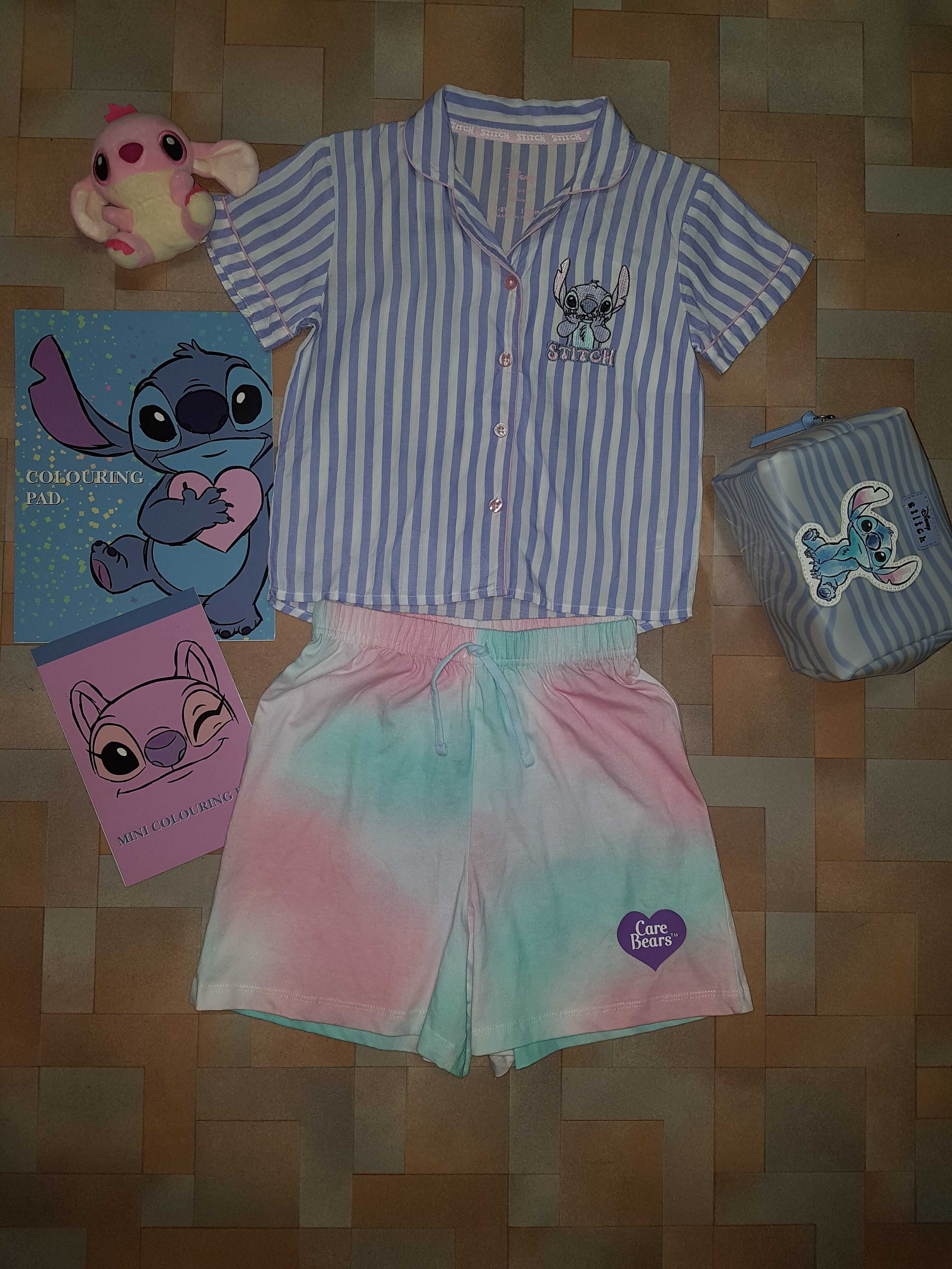 Легкая пижама Disney Стич лето, комплект, Stitch 7-9 лет 128 см