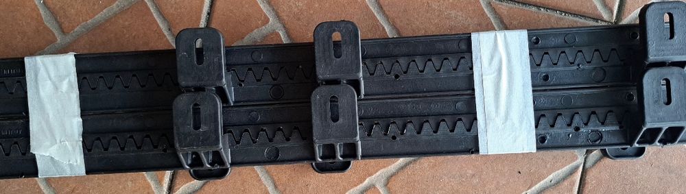 Cremalheira nylon e ferro