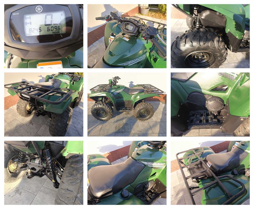 Yamaha YFM 700 Grizzly, 2016 r. 8245 km, transport, raty!