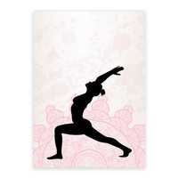 Plakat w formacie 40x50 joga yoga streching sport mandala