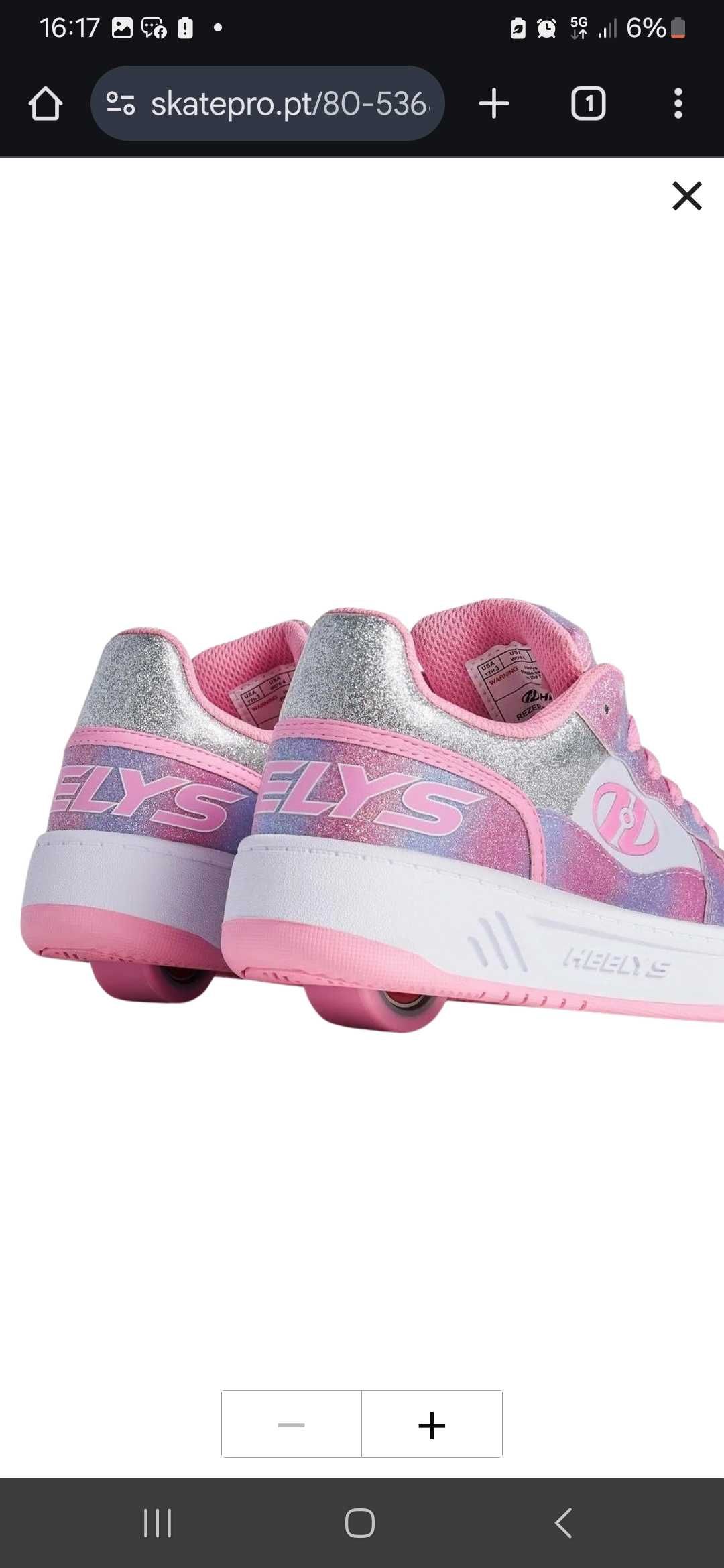 Tenis com rodas menina