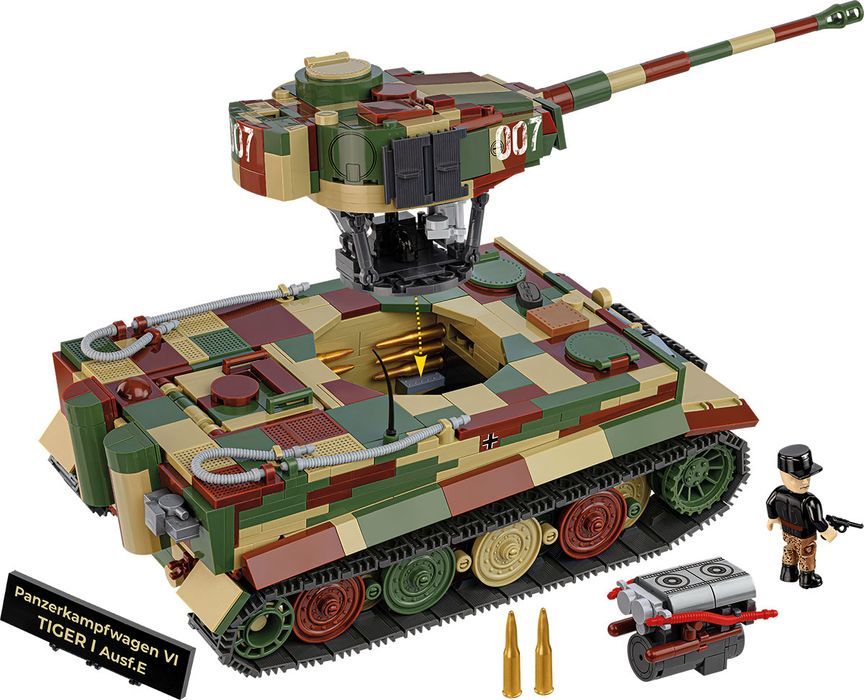 Klocki Cobi 2587 Czołg Panzerkampfwagen Vi Tiger I Ausf. Executive