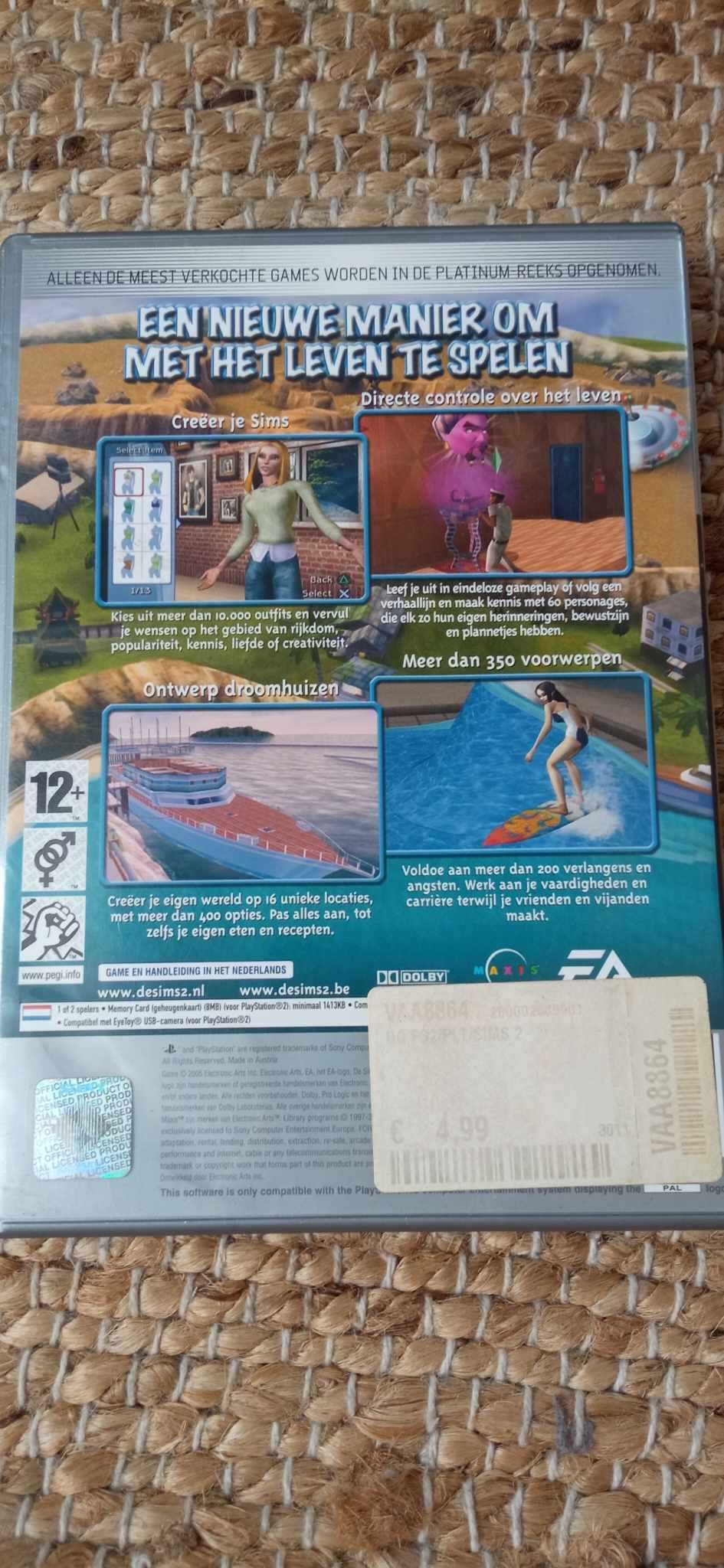 Gra PS2 The Sims 2