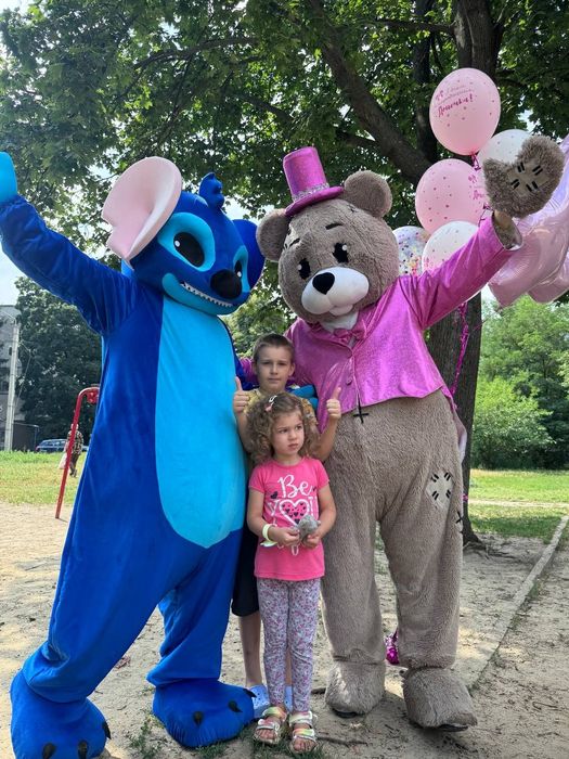 Зайка, Мишка Тедди, Пёс Патрон, Козак. Пес Патрон. Ведмідь Тедді.