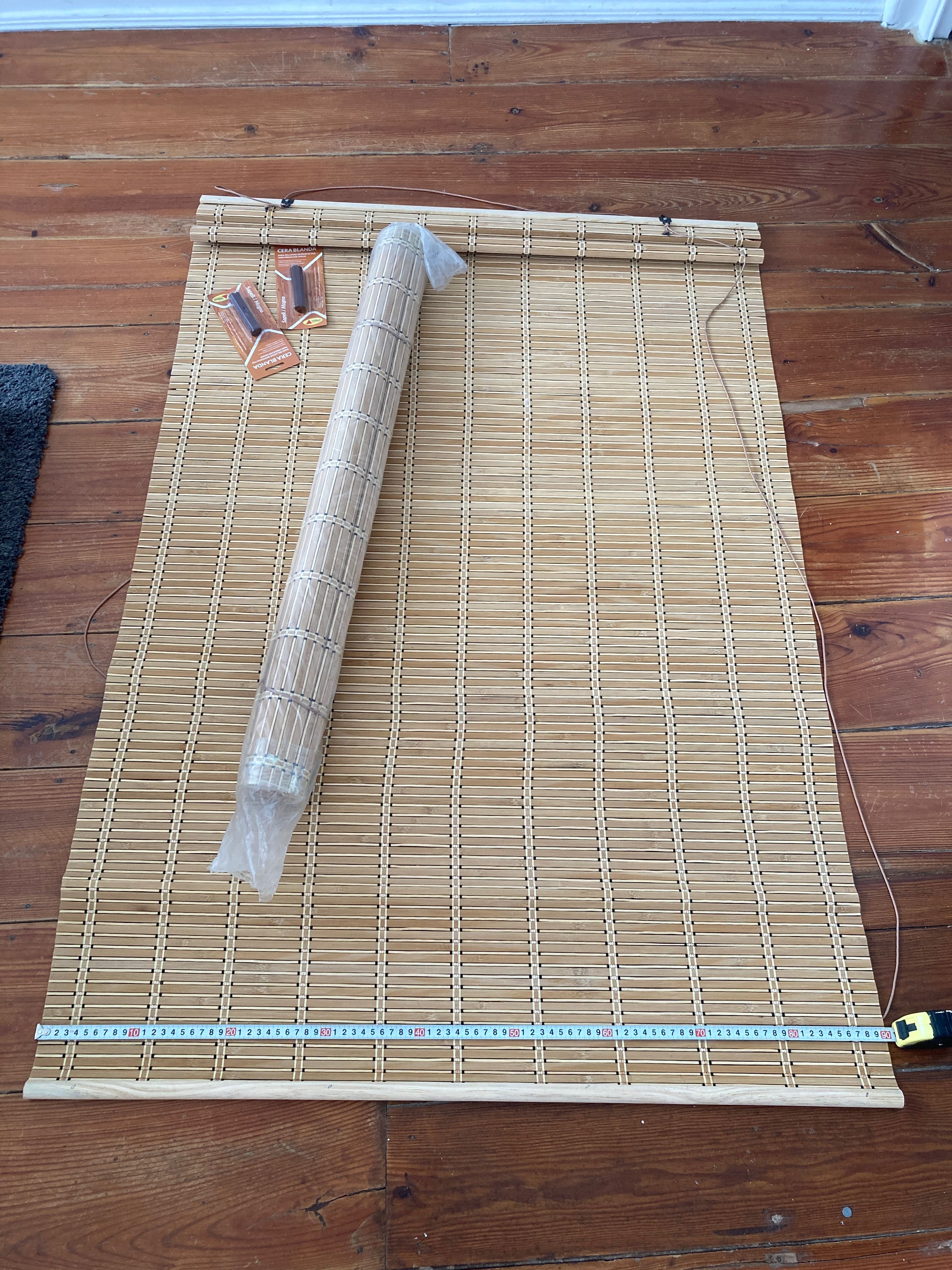 2x Estore de bambu 140x90 Novos
