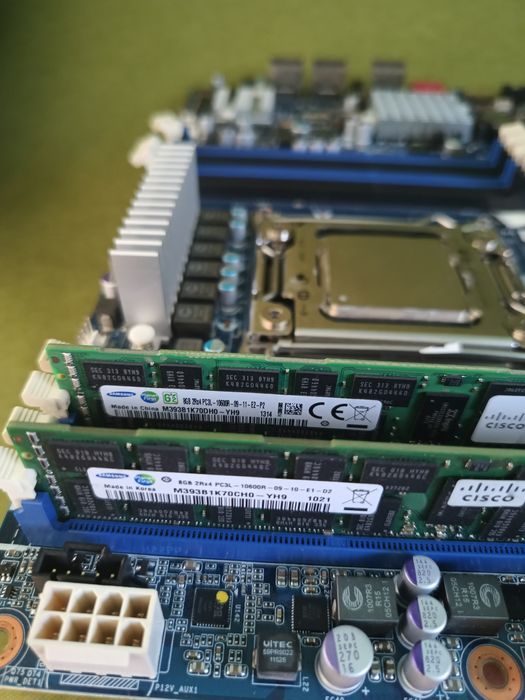 Комплект GA-7PESH2 + Е5 2670х1шт+ і7., + DDR3 32G(4x8)