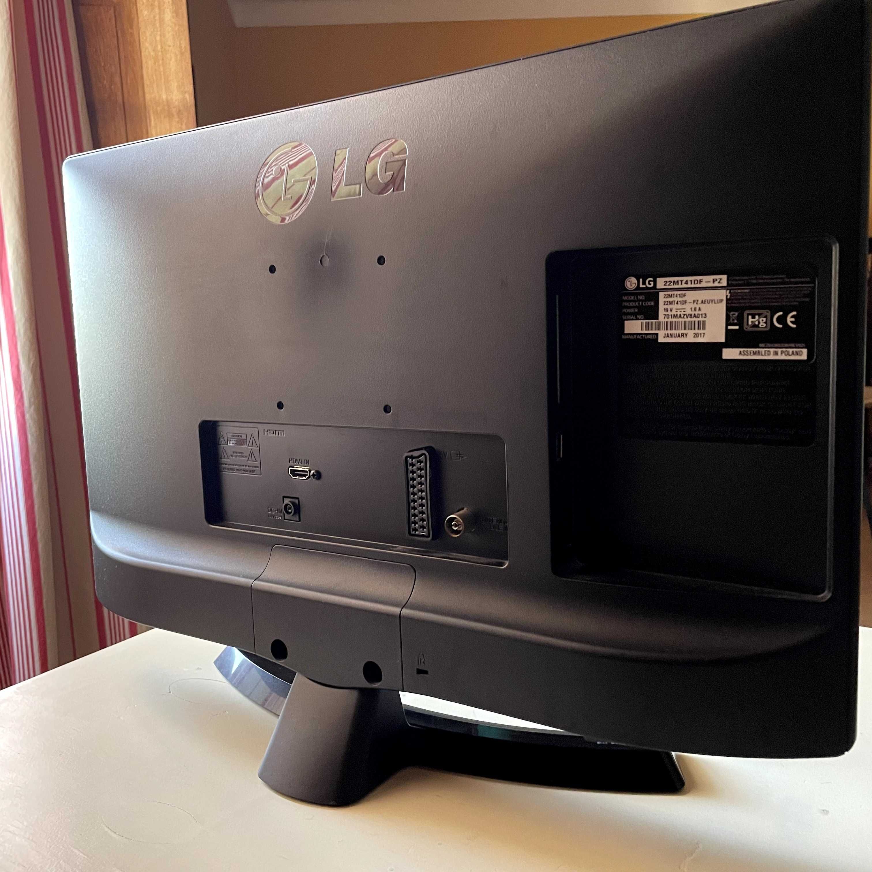 Televisão LG Full HD 22" em bom estado
