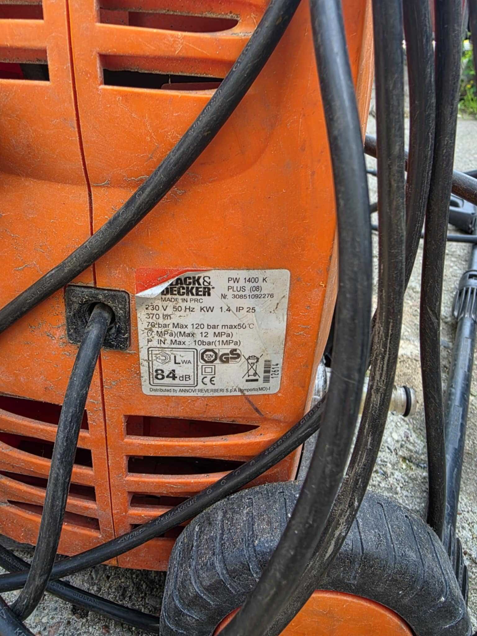 Myjka wysokociśnieniowa Black&Decker PW1400