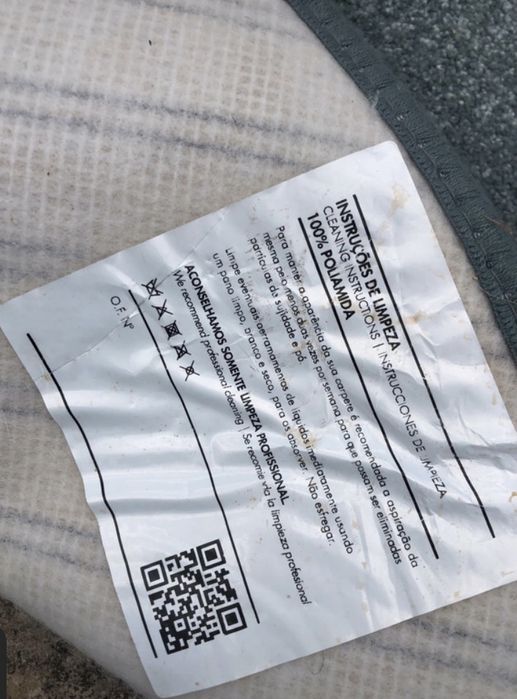 Carpete circular 2m diametro