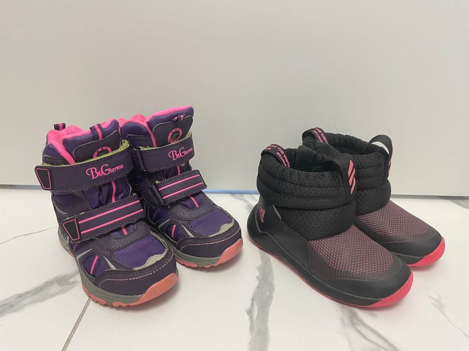 Зимние термосапоги B&G сапоги стелька 17.5см зимові чоботи ботинки