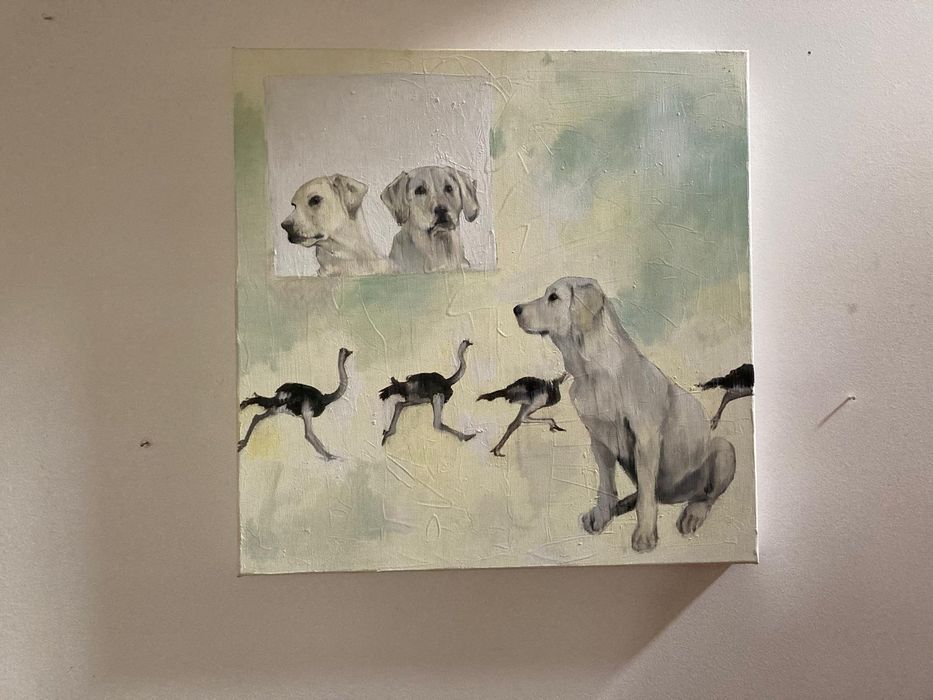 Quadro em tela - artista Teresa Aguiar