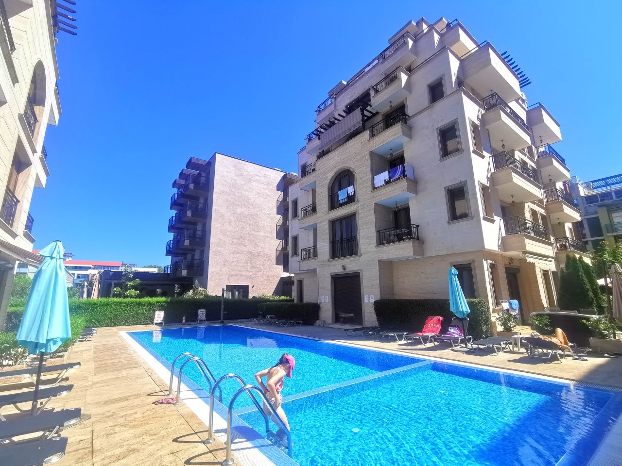 Słoneczny Brzeg Bułgaria apartament 2 pokoje wynajem