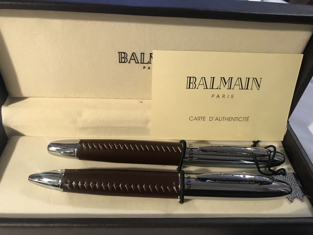Estojo com 2 canetas BALMAIN