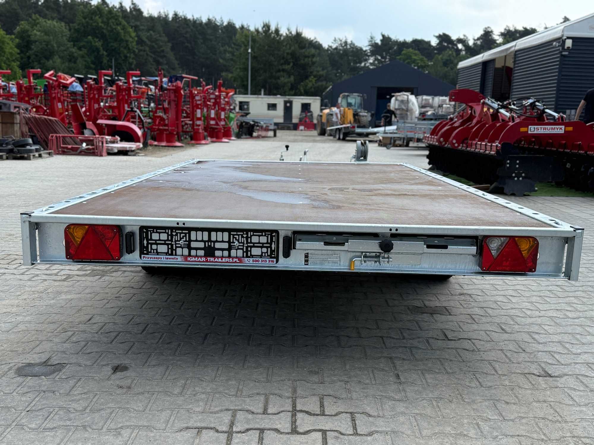 Laweta uchylna TEMARED 405x210 3T przyczepa platforma CARKEEPER 4020/2