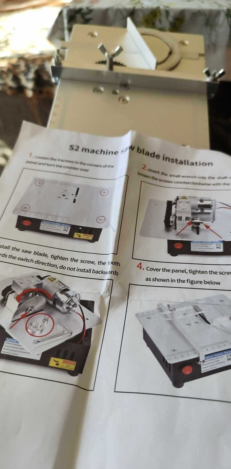 Mini PIŁA stołowa krajzega modelarska Wielofunkcyjna