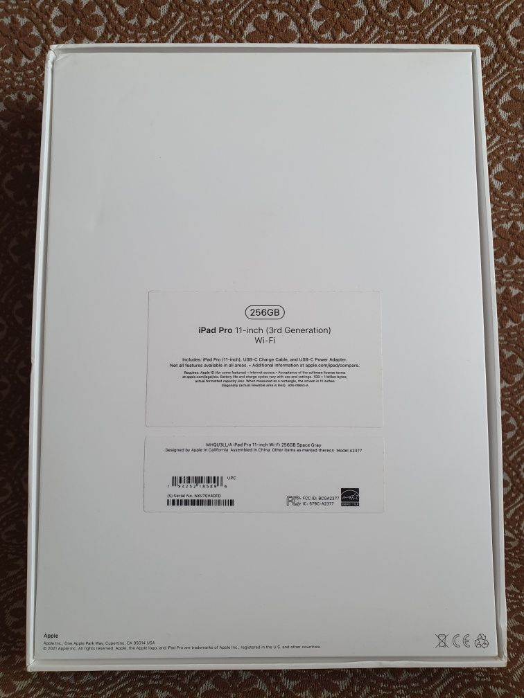 iPad Pro M1 11 256gb