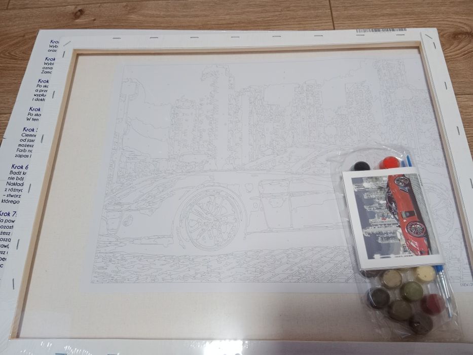 Obraz malowanie po numerach 20x50