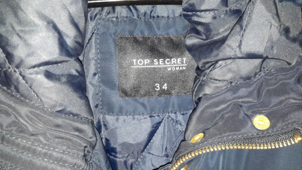 Куртка парка Top secret! т, синяя осень р.36 (42) XS-S