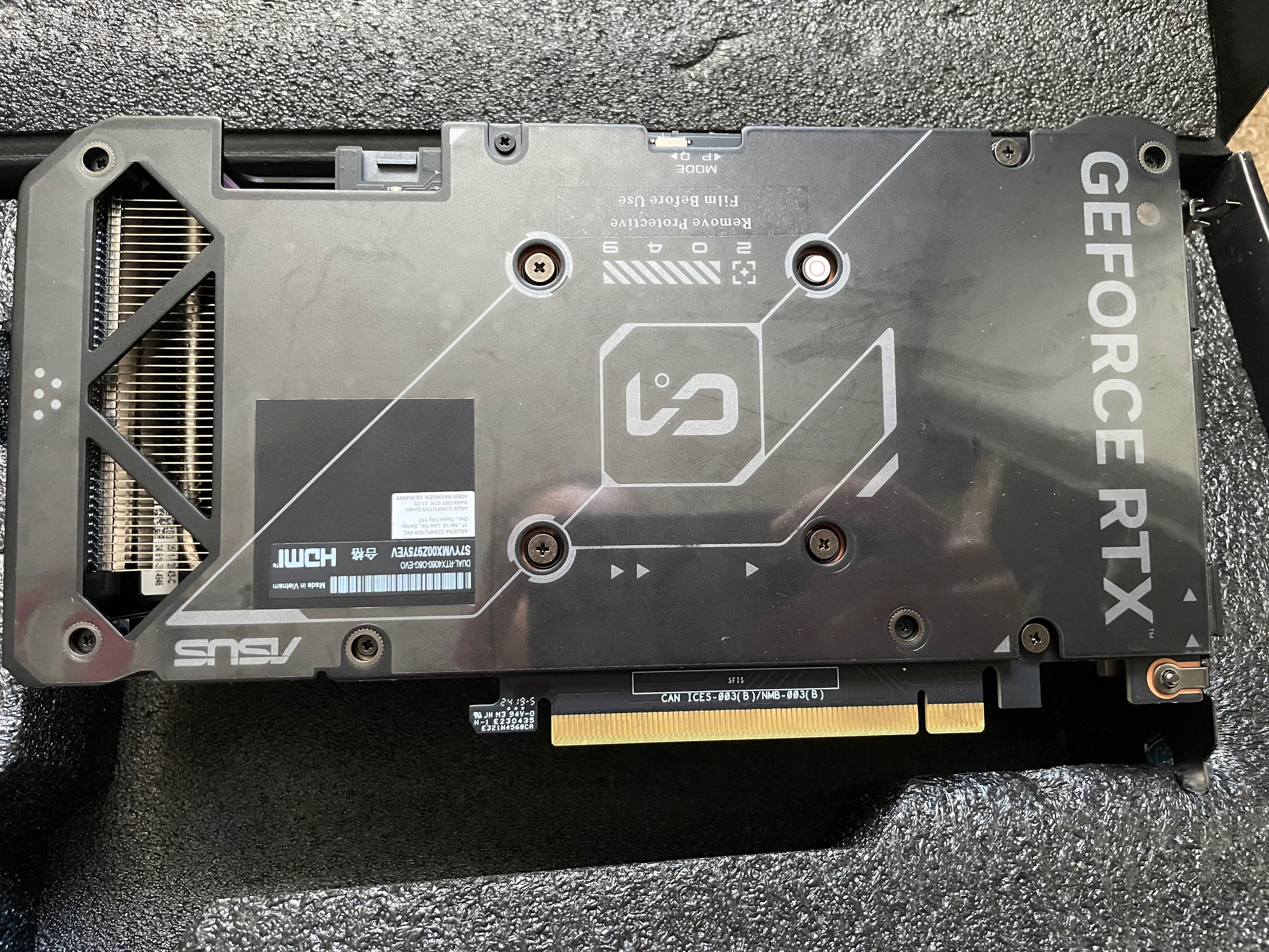 Відеокарта Asus GeForce RTX 4060 Asus DUAL EVO OC, 8Gb GDDR6