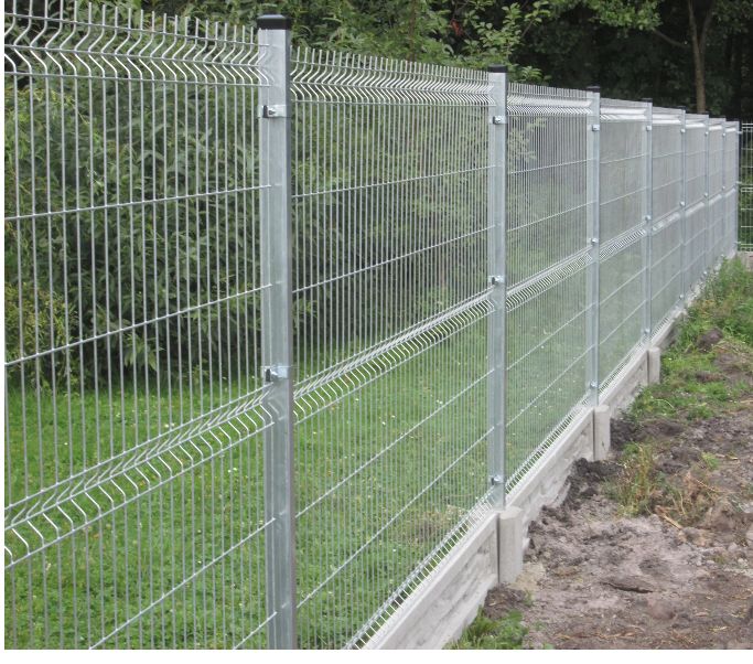 Сітка секційна . Секційна огорожа . Паркан 3D . Стовпці