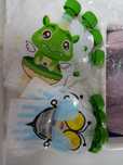 Conjunto de 4 bolsas para pure/fruta reutilizáveis para bebés novas