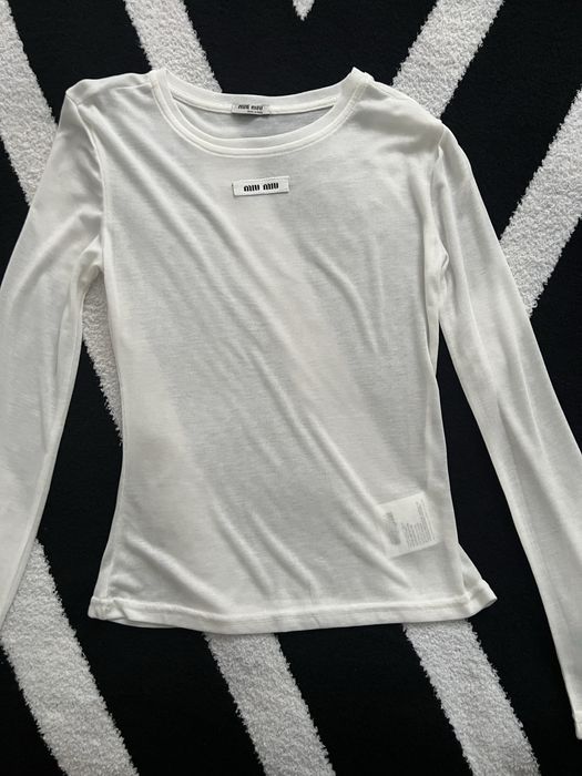 Bluzka miu miu longsleeve