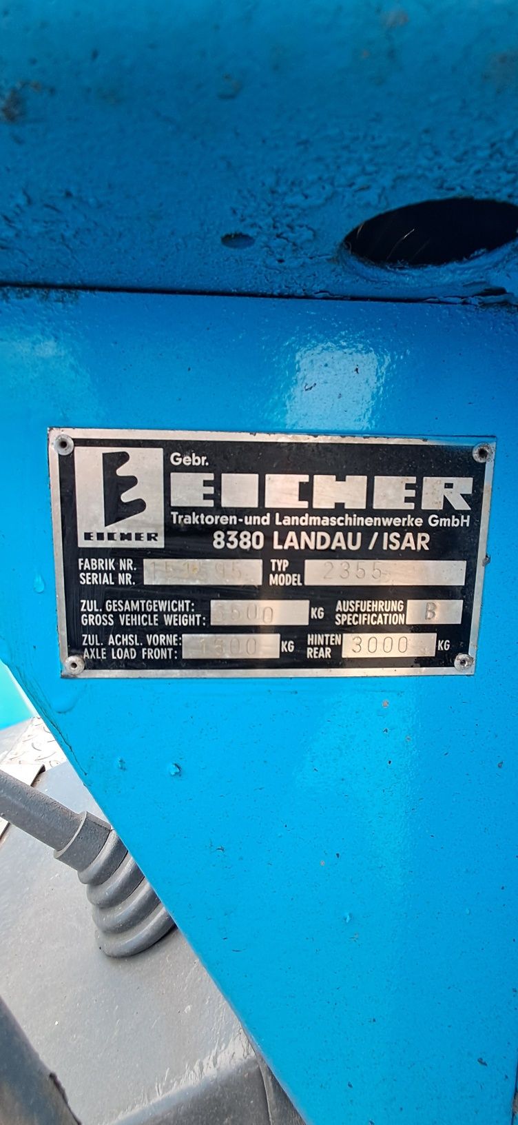 Tractor/Trator Eicher 4048