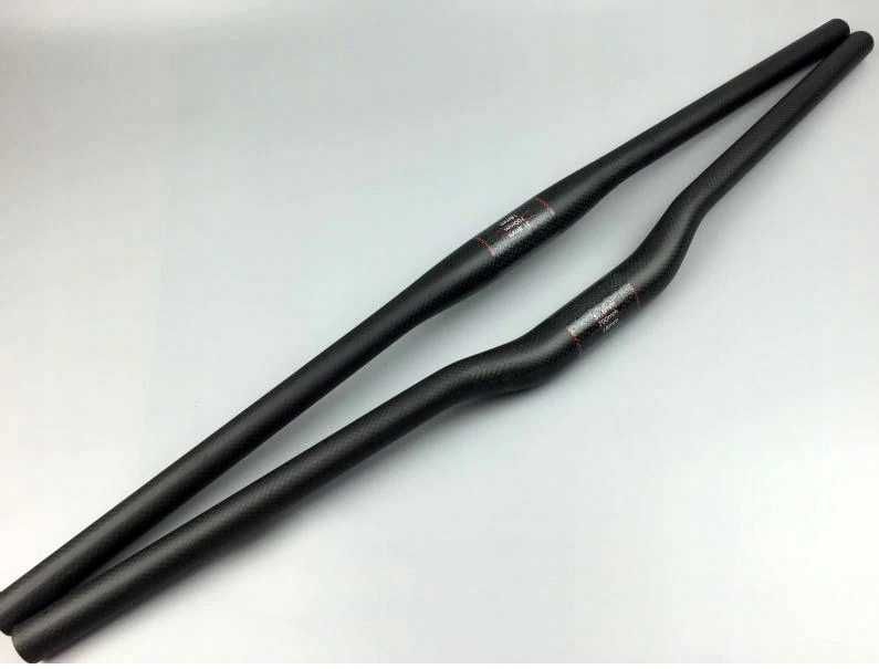 Kierownica  mtb prosta carbon 760mm 6 stopni 145g
