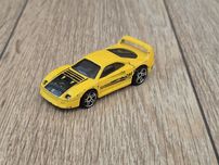 Ferrari F40 Hot wheels stare vintage 1988 żółty