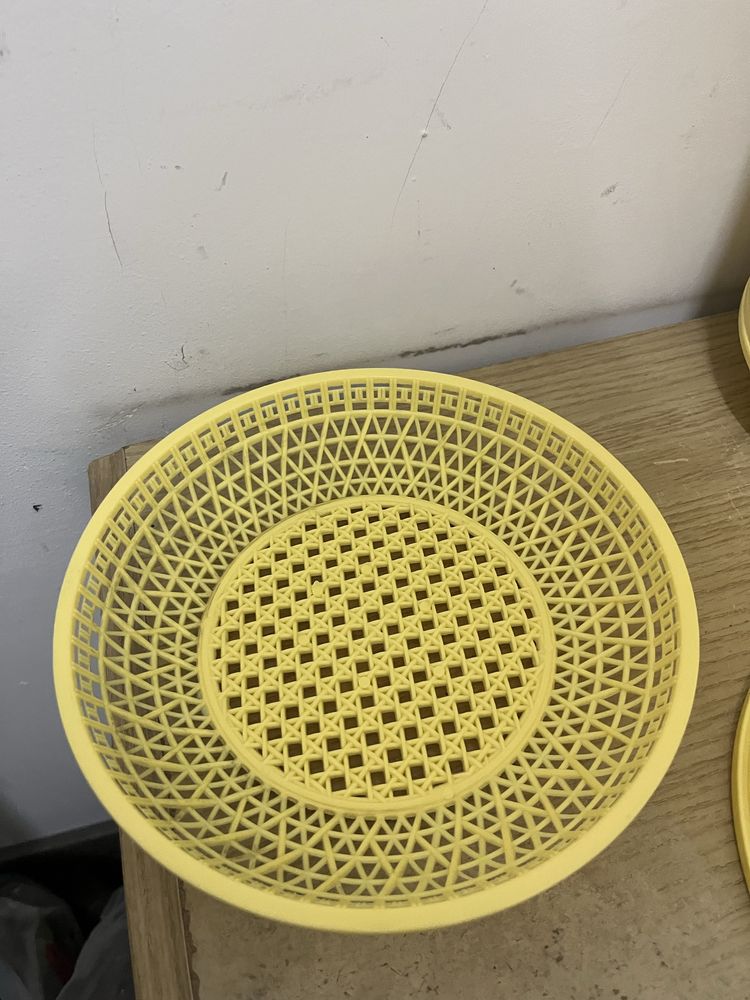 50 Cestos Pão Plástico