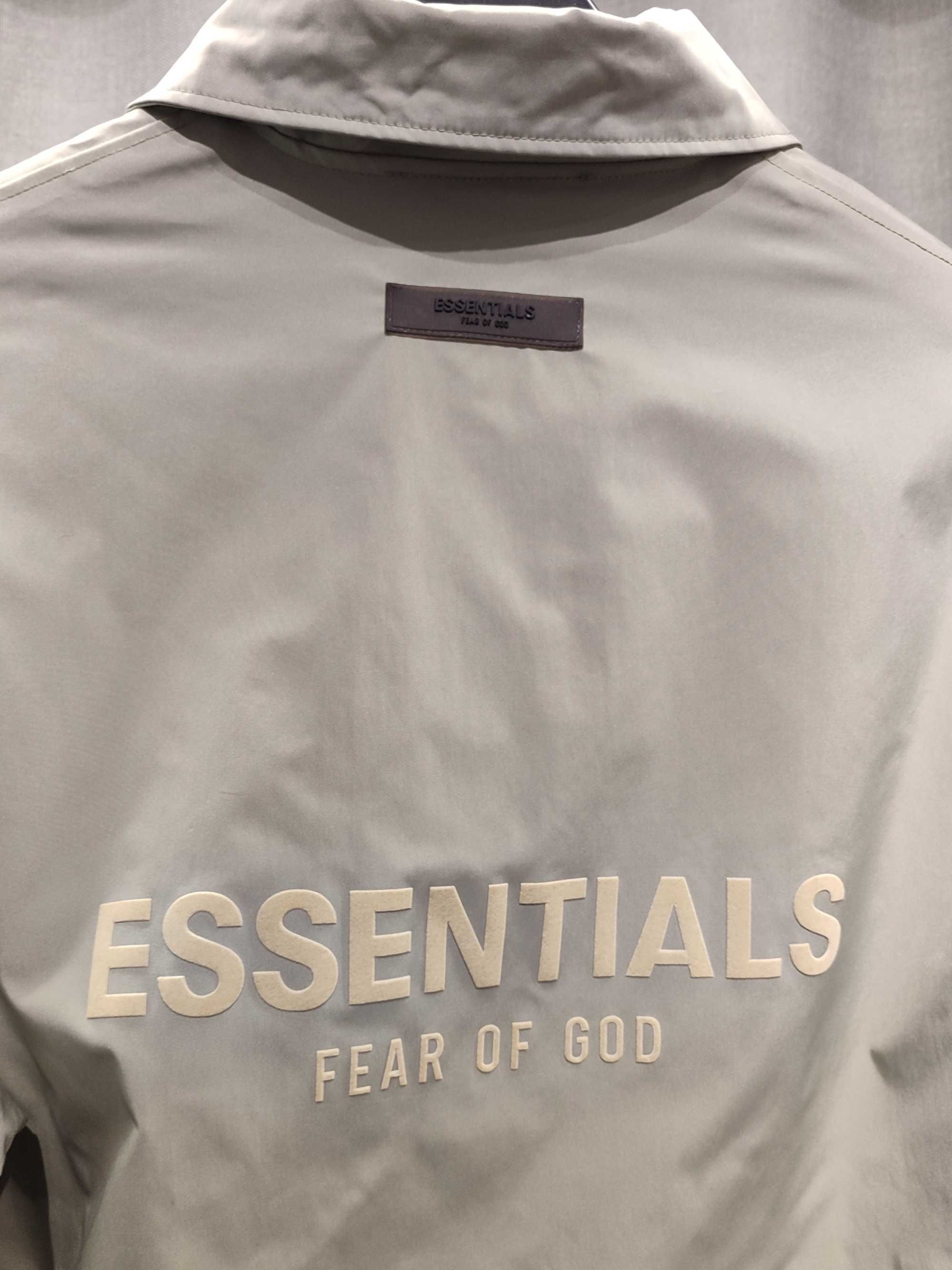 Куртка FEAR OF GOD Essentials Coach Jacket Sea Foam