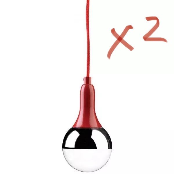 2 sztuki - lampa wisząca, minimalistyczna