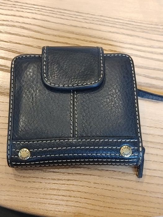 Кошелек fossil кожа