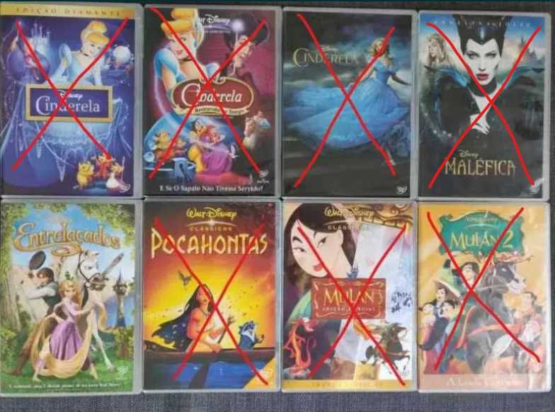 Filmes Disney em Bom Estado