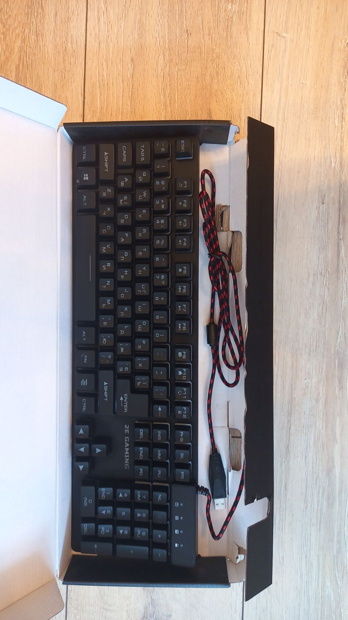 Клавіатура 2Е Geming KG280 з підсвіткою