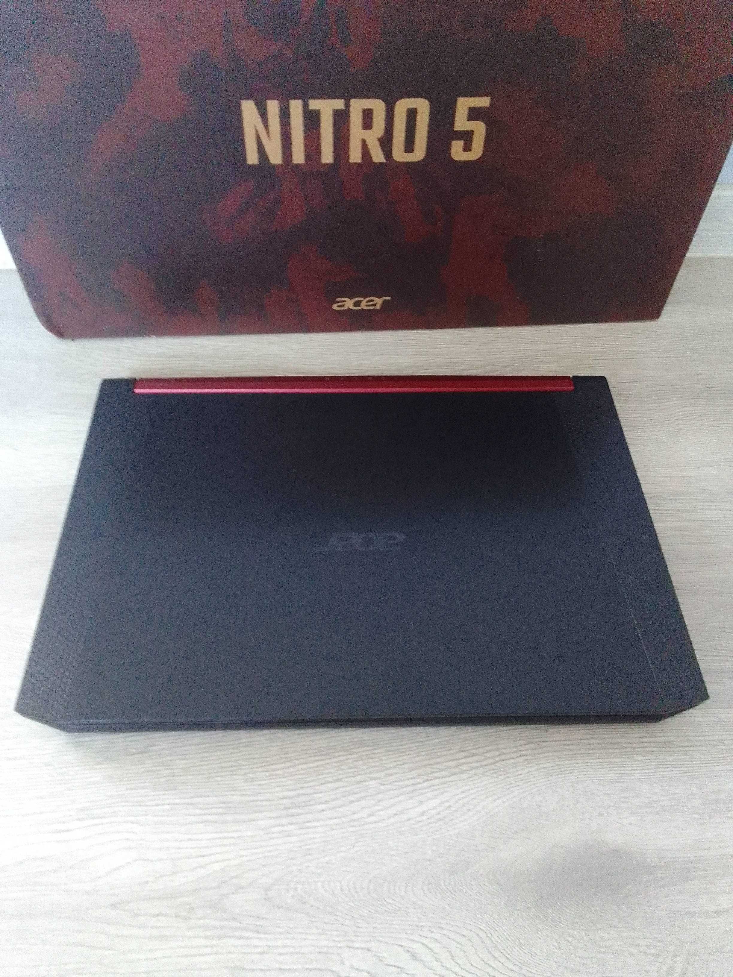 Acer Nitro 5, i7 9750H, 1660TI, 17'3 cala, dwa dyski Super stan.