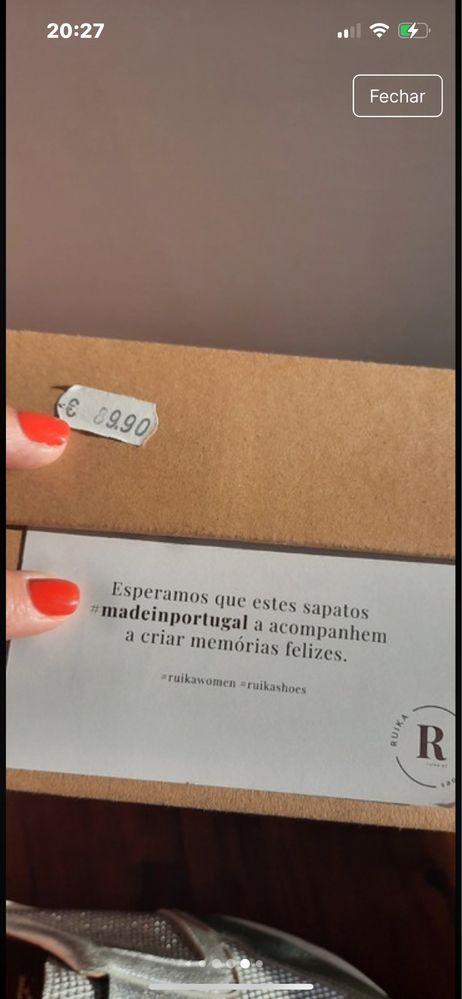 Tenis em Pele Ruika (Novos com etiqueta)